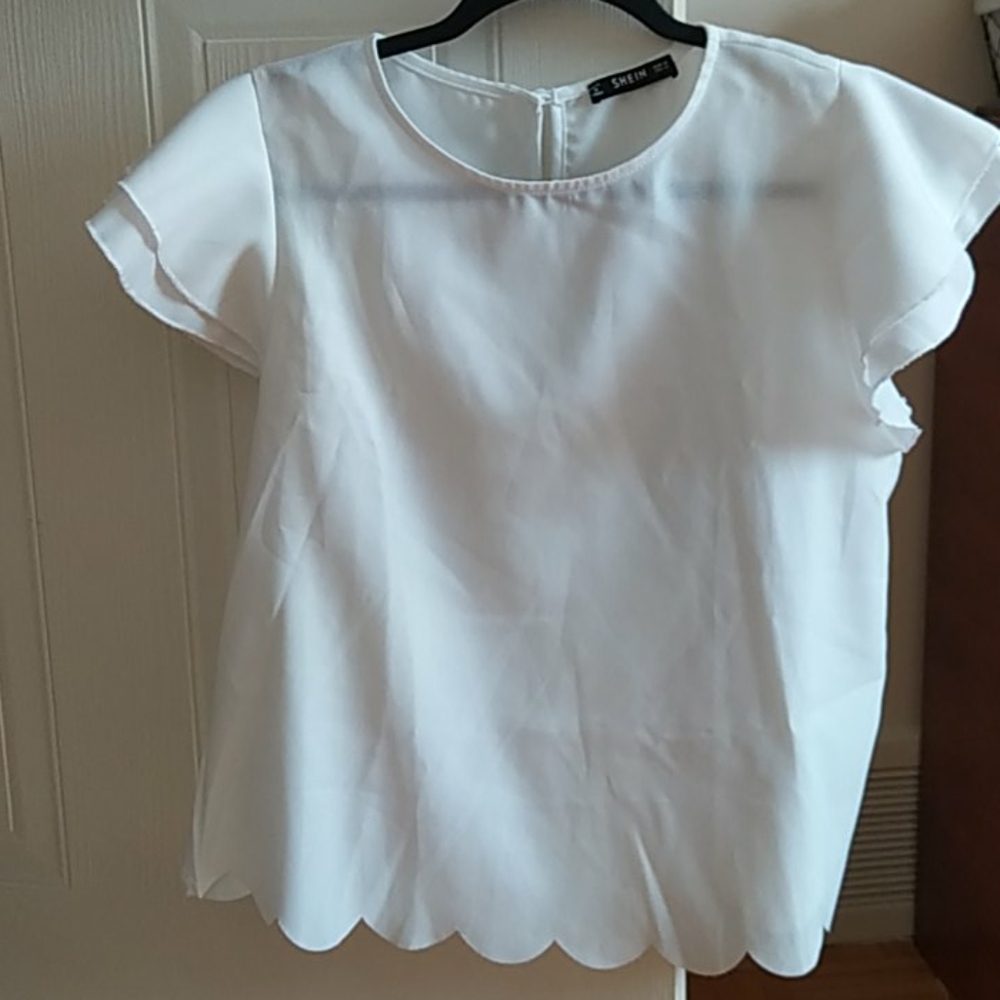 Shein ruffles shirt